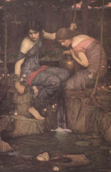 John William Waterhouse Nymphs finding the Head of Orpheus (mk41) oil painting picture